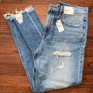 Express straight ankle high rise Jean